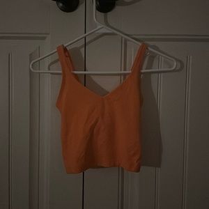 lululemon orange soda align tank